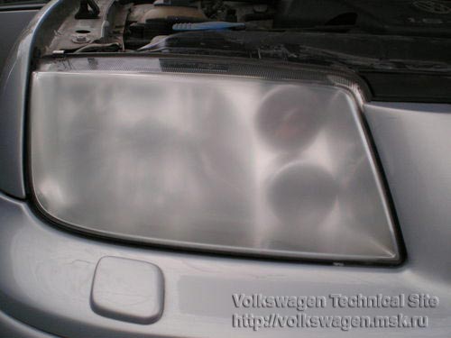 Шлифовка/полировка стекол фар (пластик) на VolksWagen Bora, фотоотчет (VW4.jpg)